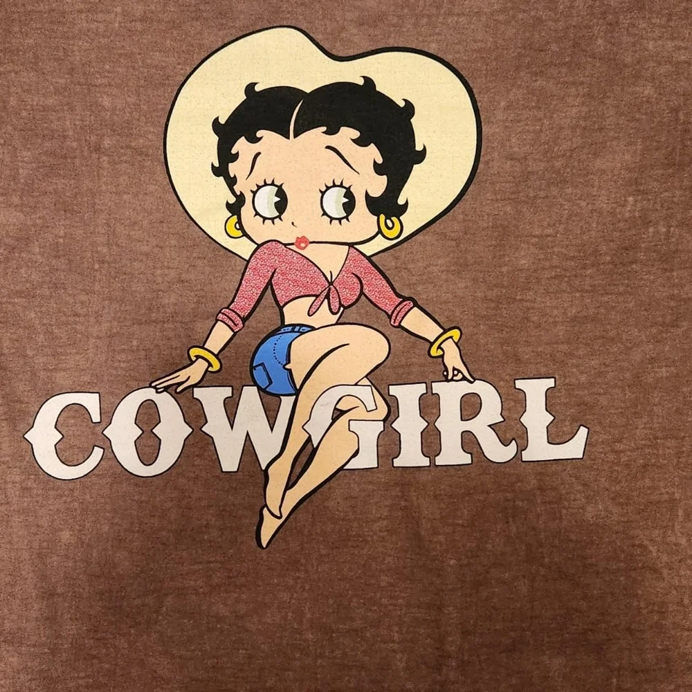 Betty Boop Cowgirl Tshirt - Picture 2 of 5